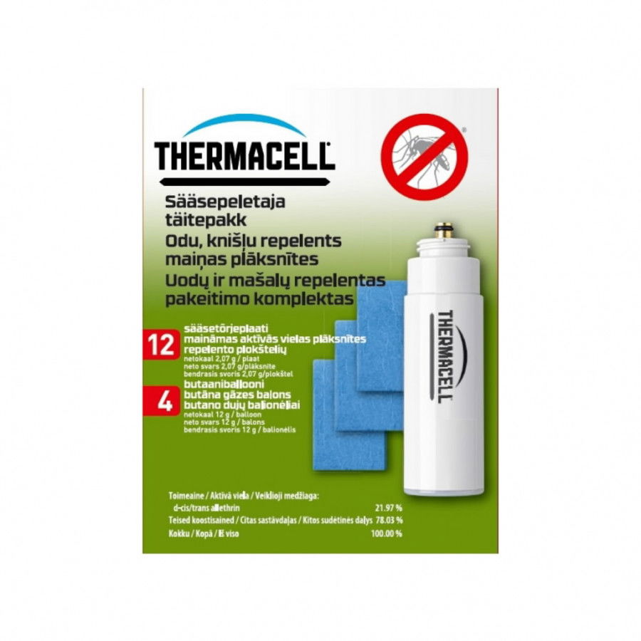 Repelento papildymas uodams atbaidyti Thermacell Refill 48h R-4&TC