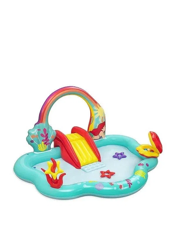 Pripučiamas baseinas LITTLE MERMAID Play center, 221 x 193 x 117 cm