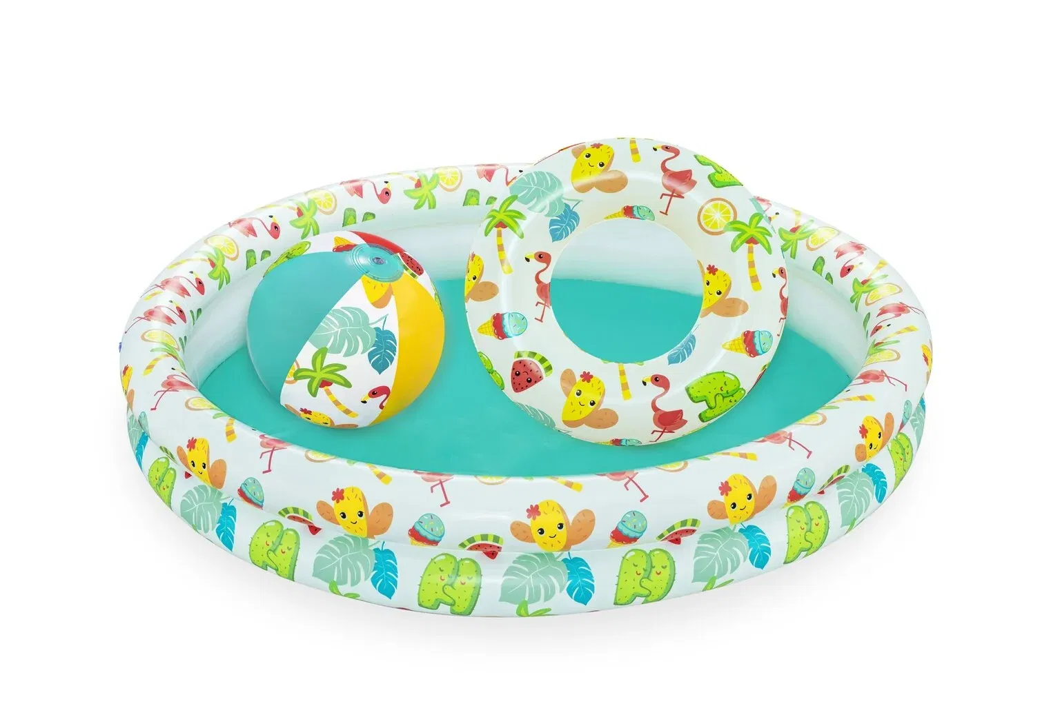 Pripučiamas baseinas BESTWAY Play Pool Set, Φ122 x 20 cm