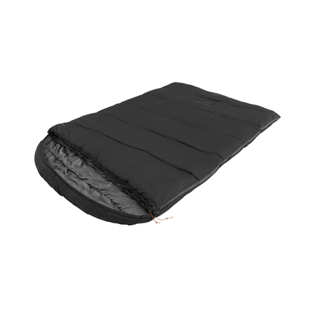 Easy Camp Raven Square Double 5°C | Sleeping Bag | 220 x 150 cm | -9 to 10 °C | Two-way open-end, L-shaped, autolock|240209