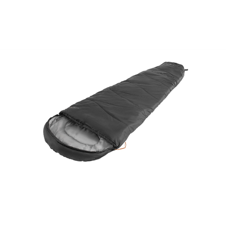 Easy Camp Starling Mummy Black 8°C | Sleeping Bag | 210 x 75 x 50 cm | -5 to 12 °C | Two-way open-end, autolock|240201