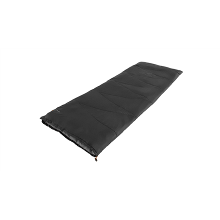 Easy Camp Starling Square Black 10°C | Sleeping Bag | 190 x 75 cm | 5 to 15 °C | One-way, L-shaped|240198