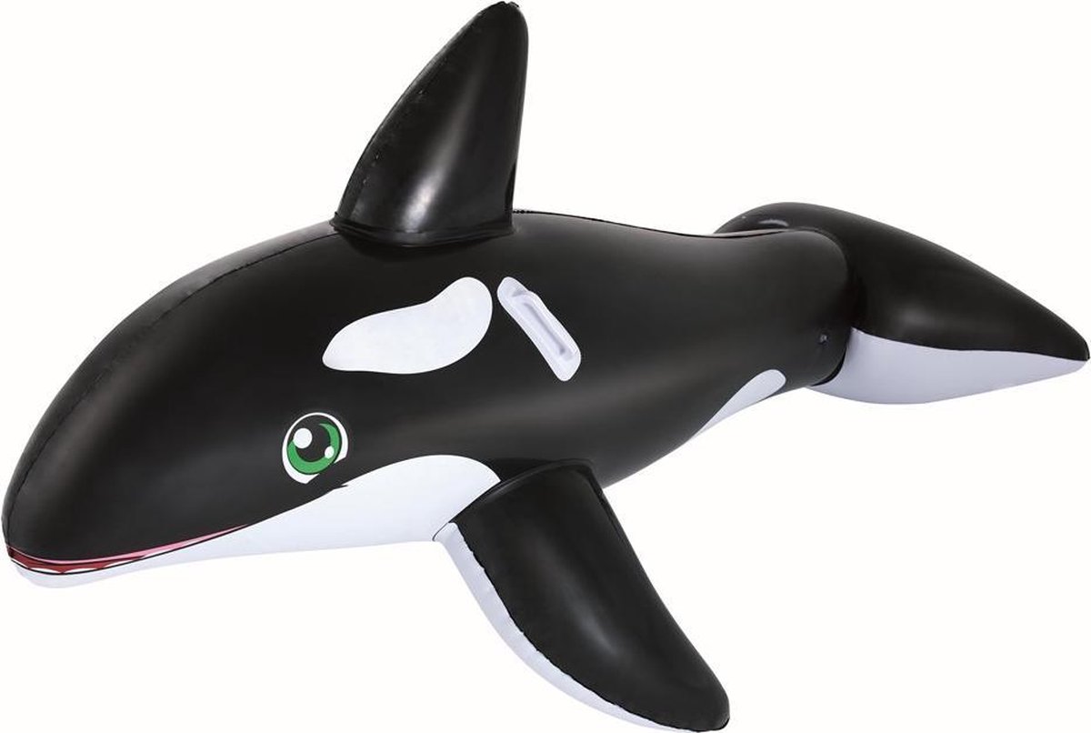 Pripučiamas žaislas BESTWAY Jumbo Whale Ride-On, 203 x 102 cm