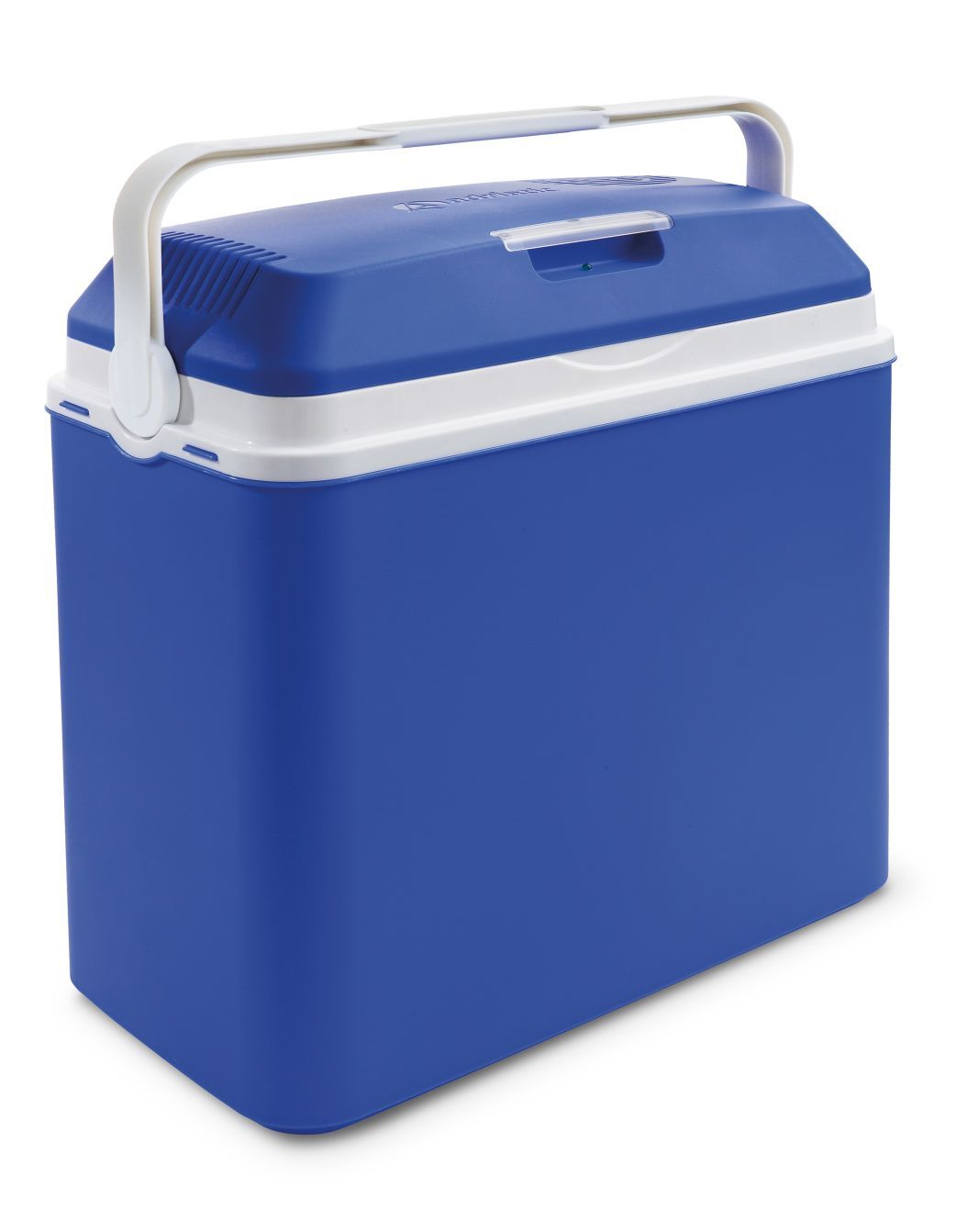 Automobilinis elektrinis šaltkrepšis, mėlynos sp., 40 x 24 x 38 cm, 24 l