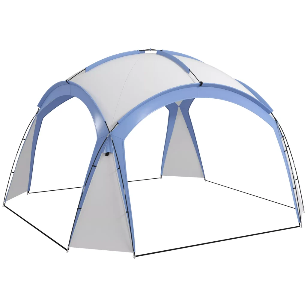 3,5 x 3,5 m paviljonas, sodo palapinė, apsauga nuo saulės, Mėlyna