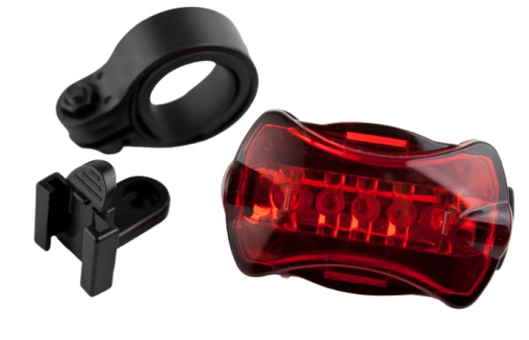 Galinis dviračio žibintas BOTTARI Hero 5 Led, 7 režimai