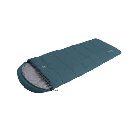 Outwell Campion Lux Teal | Sleeping Bag | -16/5 °C | 2 way open - auto lock, L-shape|400085