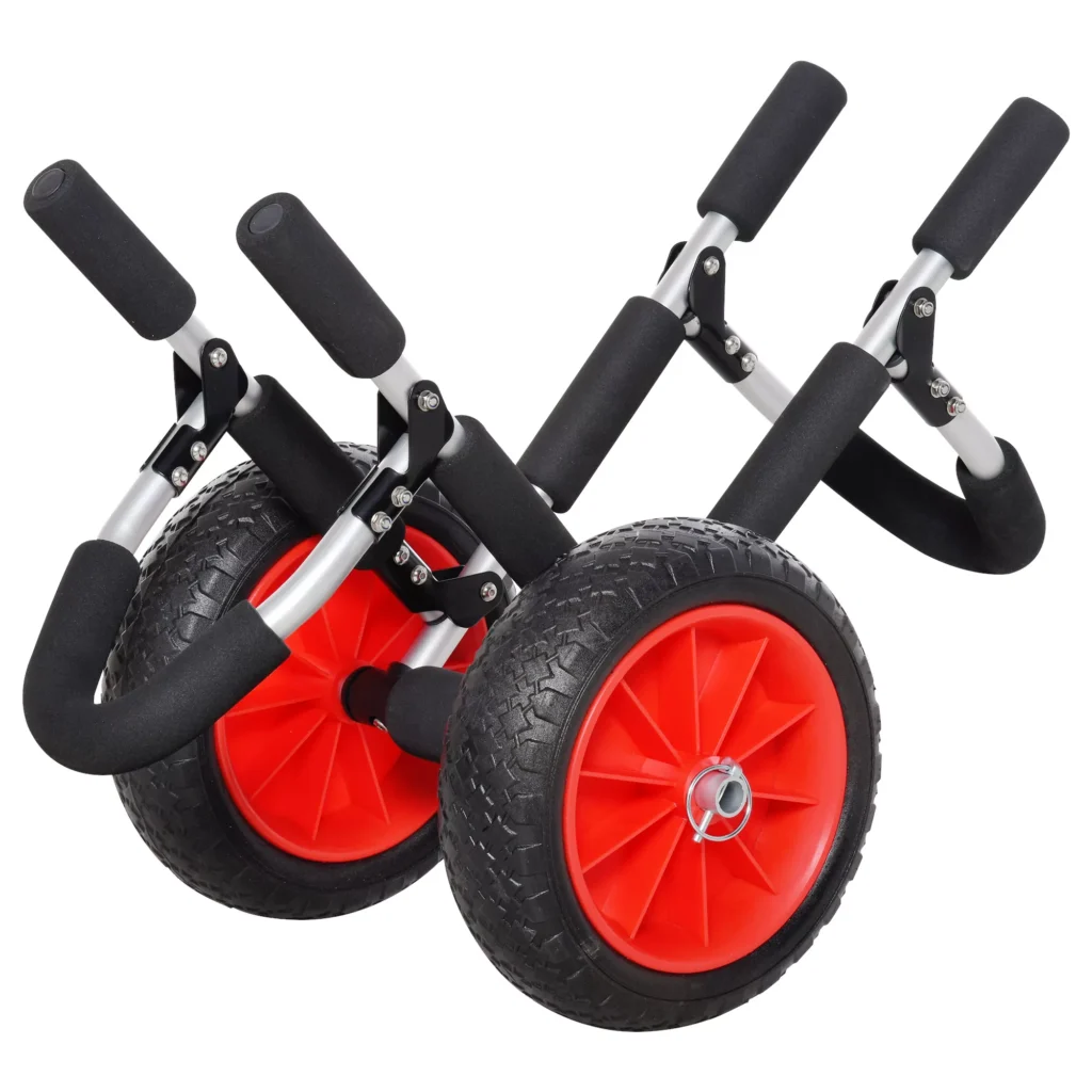 Surf vežimėlis, banglentčių transportavimo vežimėlis, sulankstomas, paminkštintos PU padangos, iki 45 kg L64 x W55 x H38,5 cm