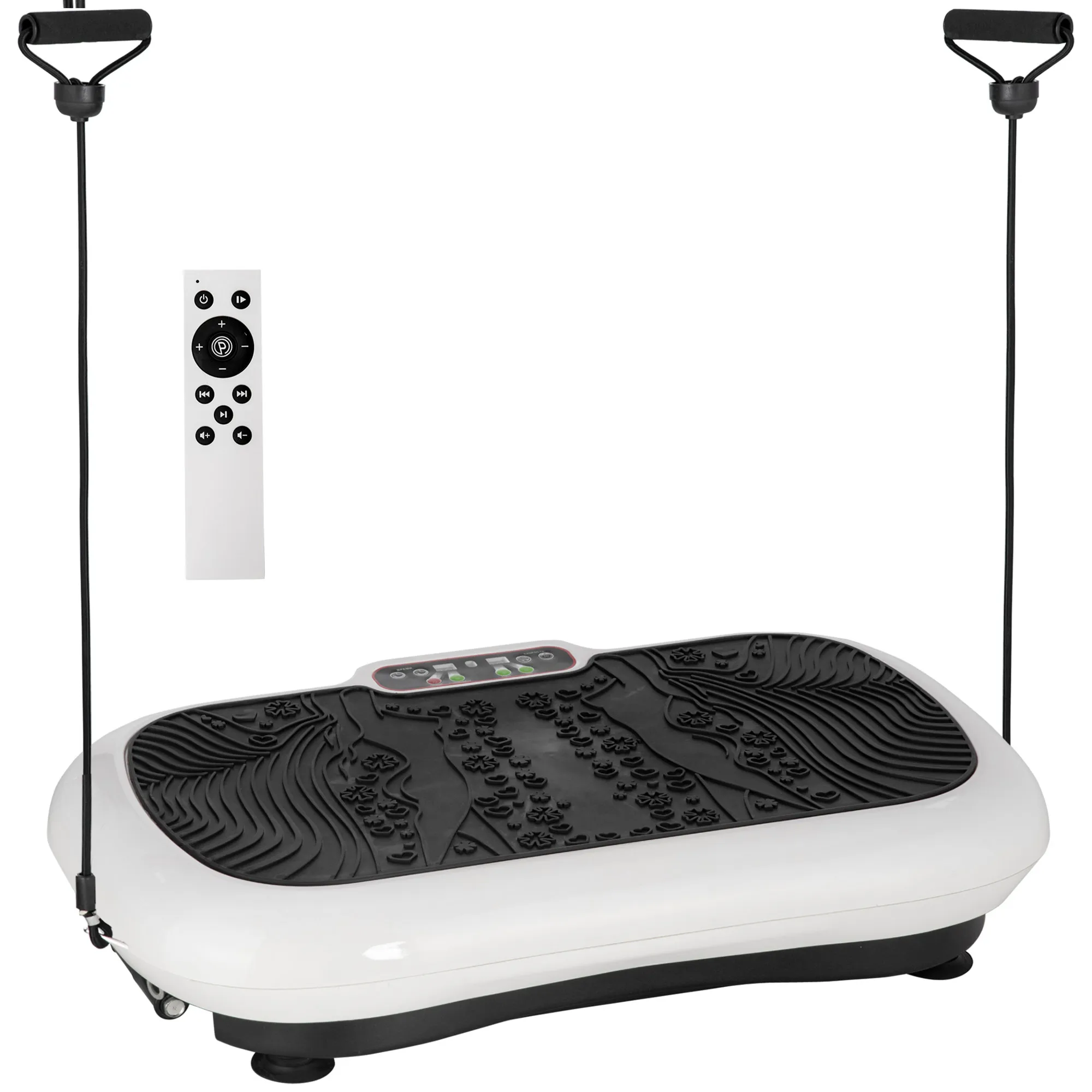 Vibracinis treniruoklis su 2 juostomis, 99 vibracijos lygiai, iki 120 kg, skirtas viso kūno treniruotėms, 200 W