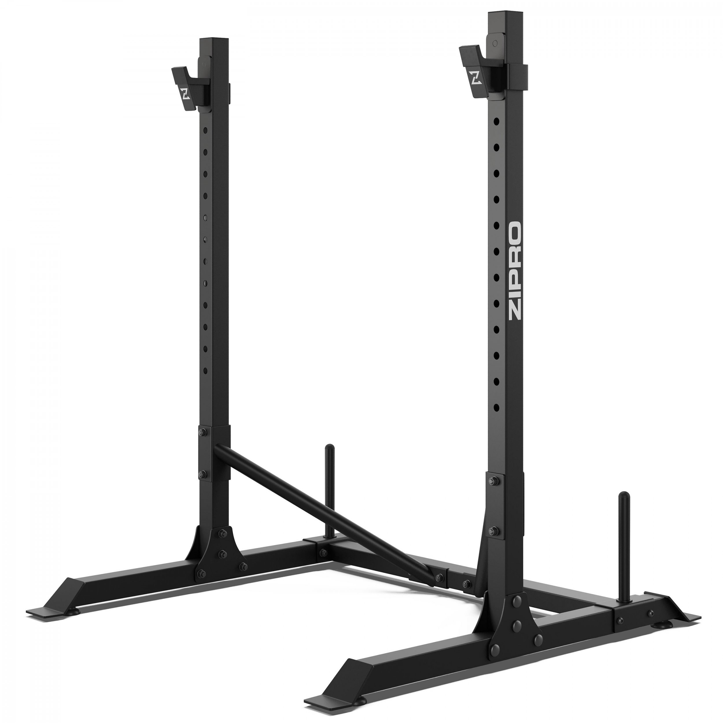 Zipro Barbell rack integrated into the load area