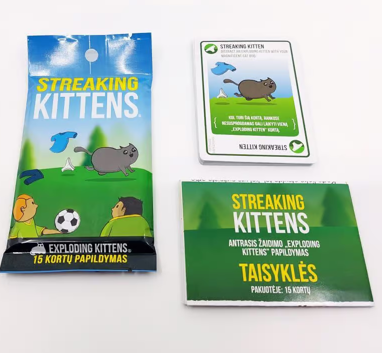 Stalo žaidimas Exploding Kittens: Streaking Kittens (LT)