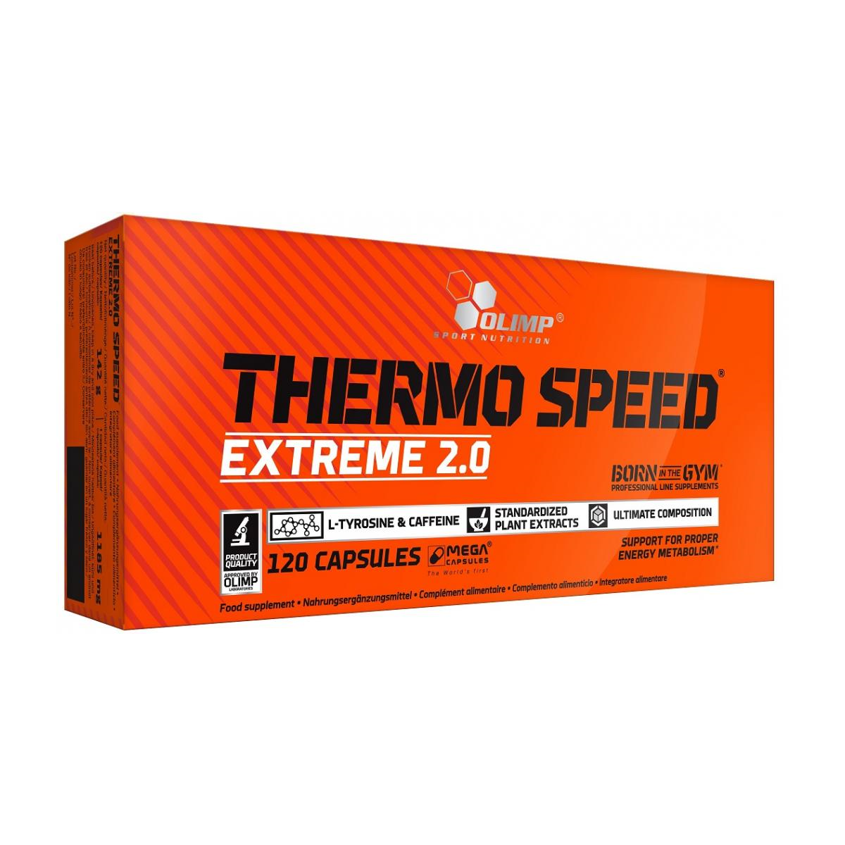 Maisto papildas svorio kontrolei Olimp Thermo Speed Extreme Mega 120 Kapsulių