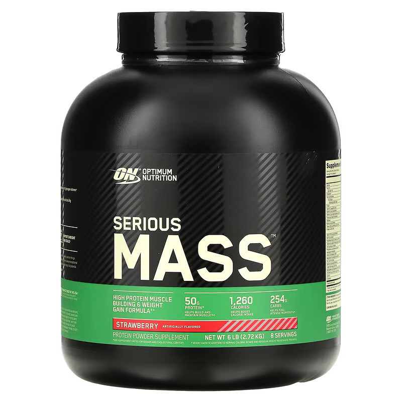 Geineris ON™ Serious Mass 2.73kg Braškių skonio