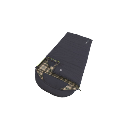 Outwell  Camper Lux  "L" Sleeping Bag  235 x 90 cm 2 way open - auto lock, L-shape Deep Blue|230392