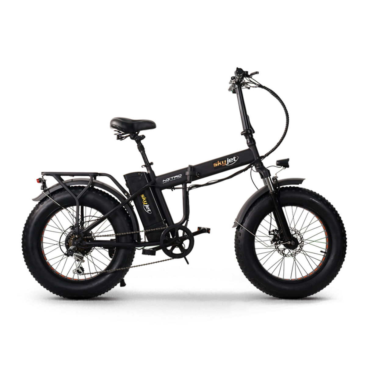 Elektrinis dviratis SKYJET 20 Nitro juodas