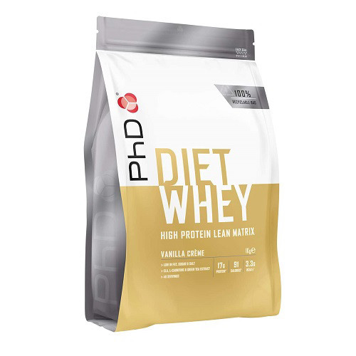 Proteinas PhD Diet Whey 1KG Vanilės Skonio
