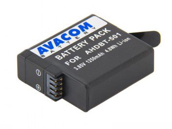 Baterija AVACOM GOPRO AHDBT-501,AABAT-001 LI-ION 3.7V 1250MAH 4.8WH,HERO 5,HERO 6 BLACK,HERO 7 BLACK