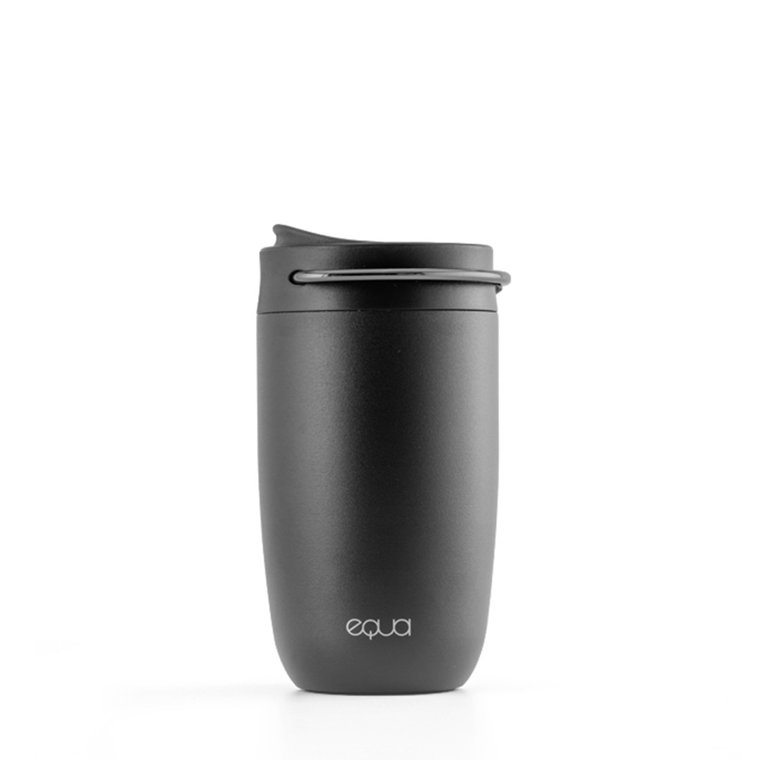 EQUA termo puodelis BLACK, nerūdijantis plienas, 1 vnt.