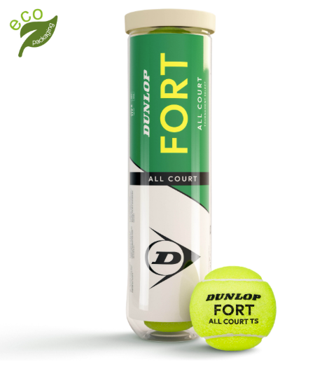 Teniso kamuoliukai Dunlop FORT ALL COURT TS Premium 4-tin ITF