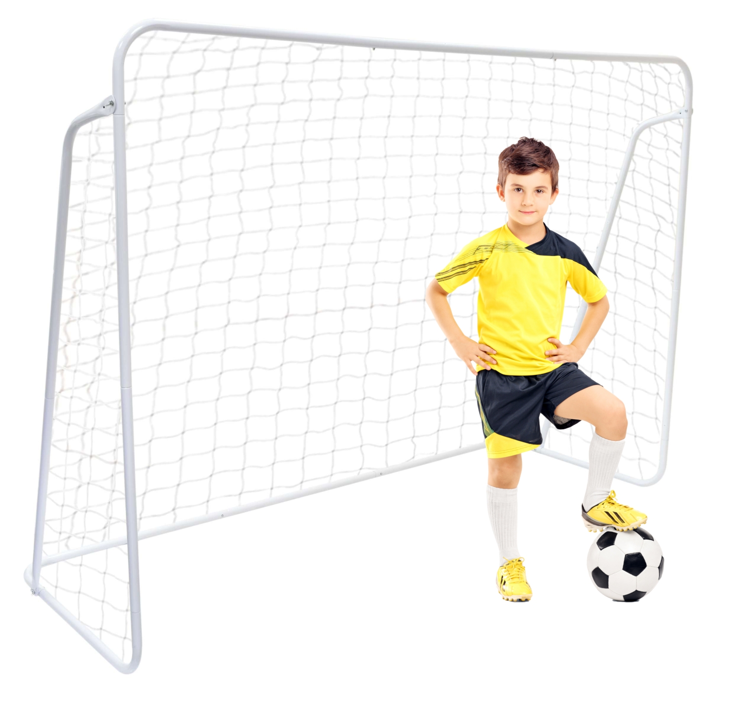 PAOLO futbolo vartai 213x152 cm balti