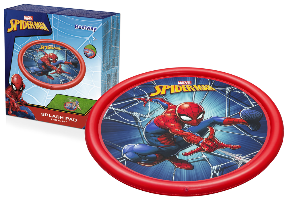 Pripučiamas vandens kilimėlis Bestway Spider-Man, 165 cm
