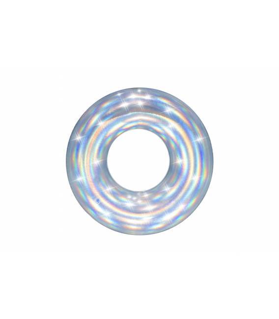Pripučiamas plaukiojimo ratas IRIDESCENT SWIM RING Φ42"/Φ1.07m, įvairių spalvų