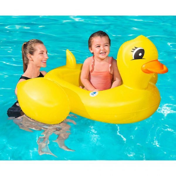 Pripučiama vaikiška valtelė Bestway Duck Baby Boat 40" x 39"/1.02m x 99cm