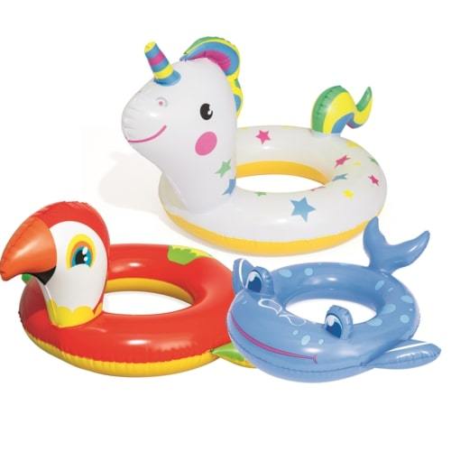Pripučiamas plaukiojimo ratas Bestway Animal Shaped