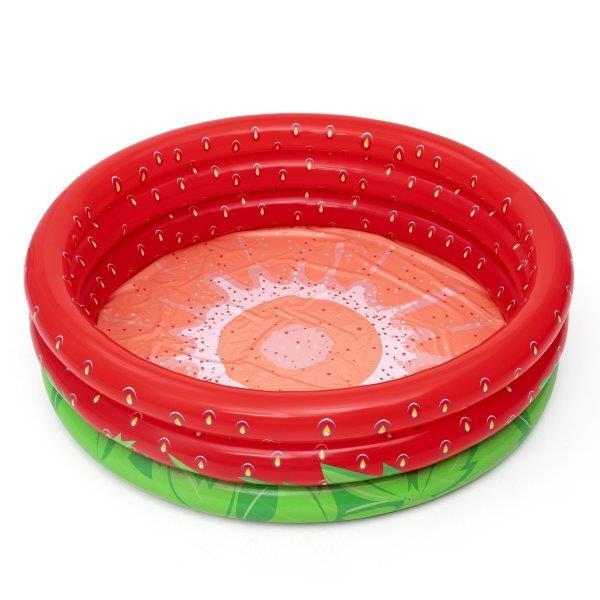 Pripučiamas vaikiškas baseinas BESTWAY Sweet Strawberry, 160 x 38 cm