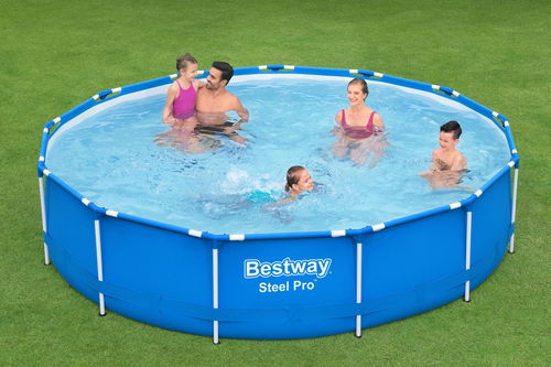 Baseino rinkinys STEEL PRO, 13' x 33"/3,96m x 84cm