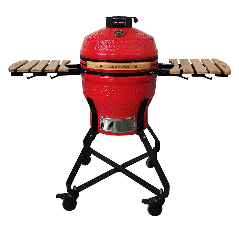 Kamado grilis su priedais Zyle ZY18KSRDSET, M dydis