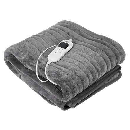 Camry | Electirc Heating Blanket with Timer | CR 7434 | Number of heating levels 7 | Number of persons 1 | Washable | Remote control | Super Soft Double-Faced Coral Fleece | 110-120 W|CR 7434