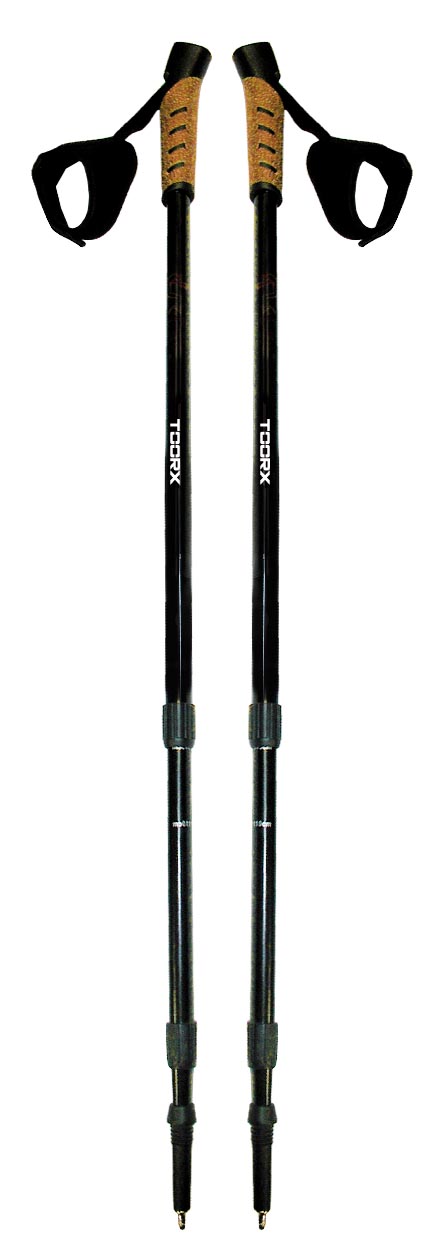 Šiaurietiško ėjimo lazdos TOORX Telescopic 65-135cm