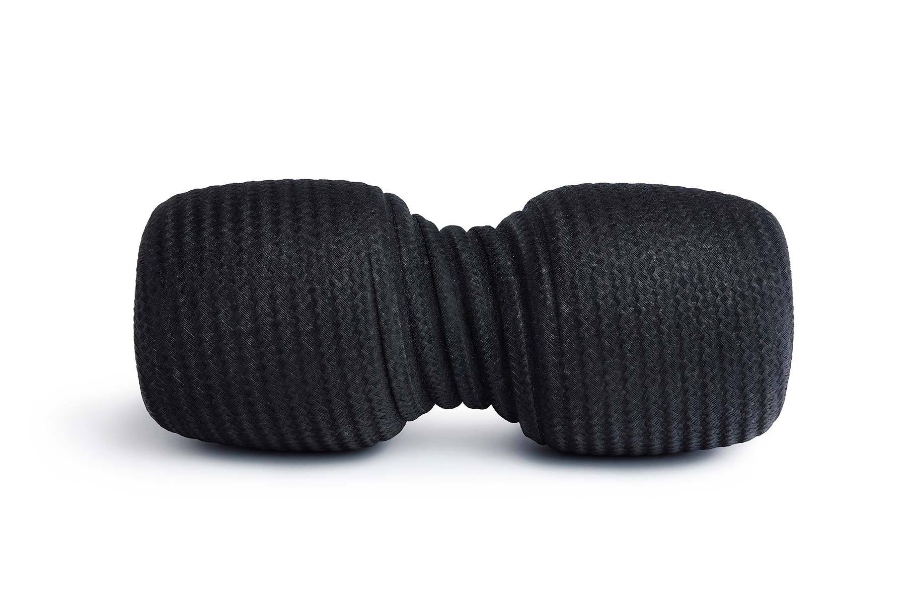 Masažinis volelis Blackroll® Twin, juodas