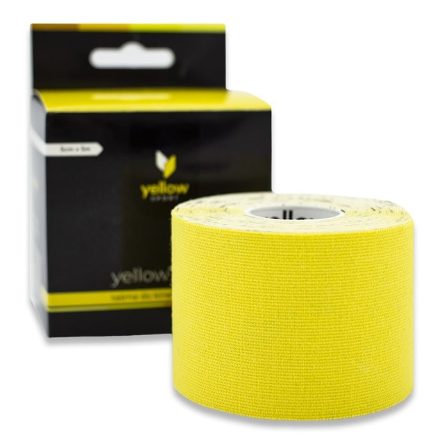 Teipas kineziologinis yellowBAND 5cmx5m