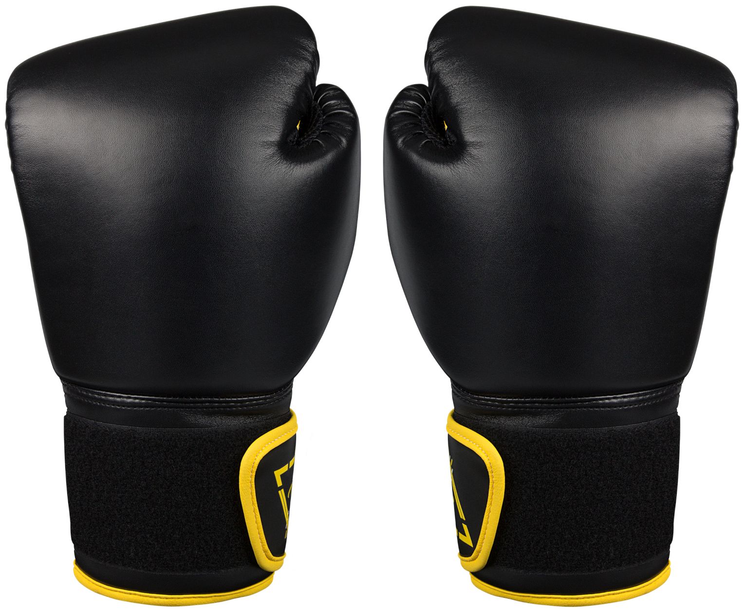 Bokso pirštinės AVENTO 14oz juoda PU-oda