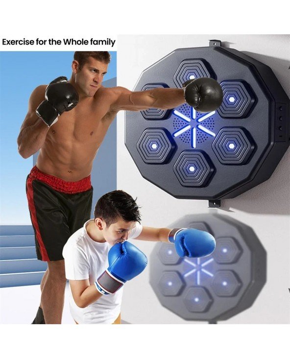 "Smart Music Boxing Training Machine" bokso treniruoklis "Boxing Fitness Trainer" elektroninis sieninis taikinys