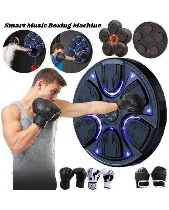 "Smart Music Boxing Machine Wall Target" LED apšviesta atpalaiduojanti reakcijos mokymo priemonė bokso sportui