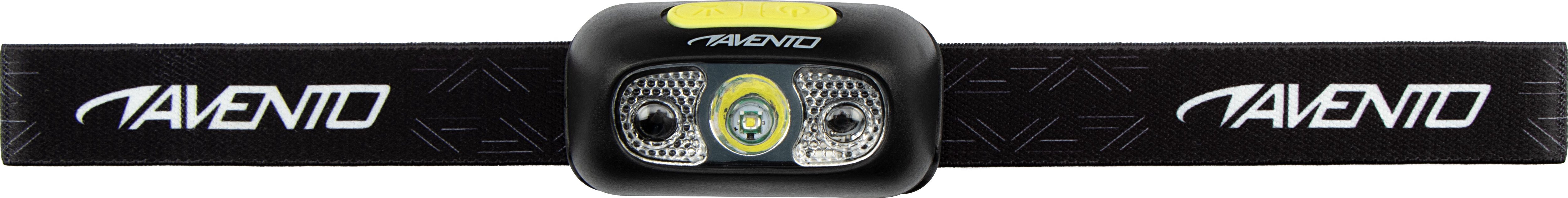 Galvos žibintas AVENTO 44RG Black/Silver/Fluorescent yellow