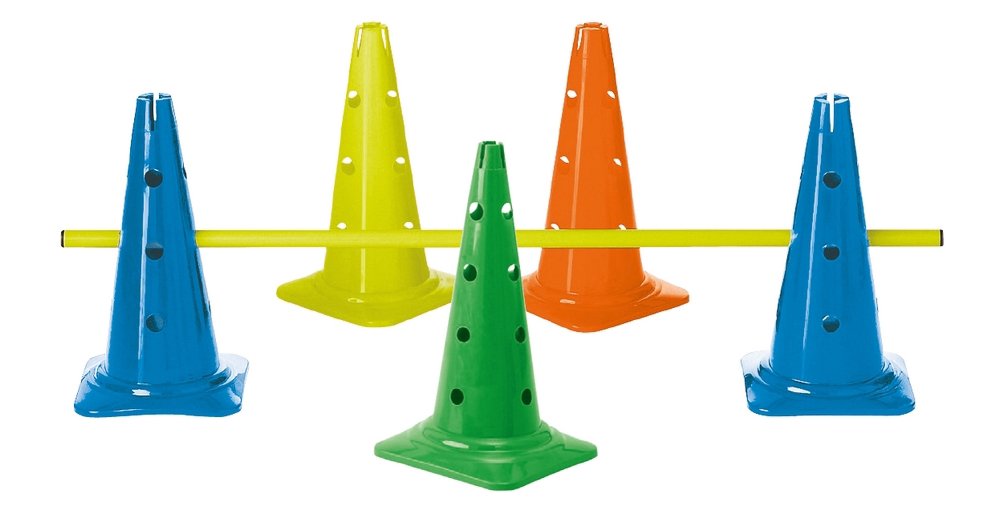 Estafečių kūgis 50cm 12 sk. blue