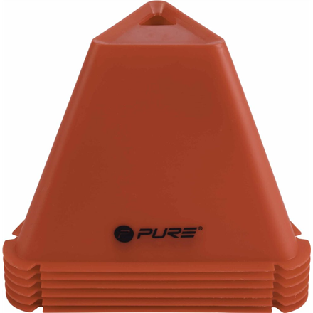 Aksesuarai Pure2Improve  Triangle Cones Set of 6  Red