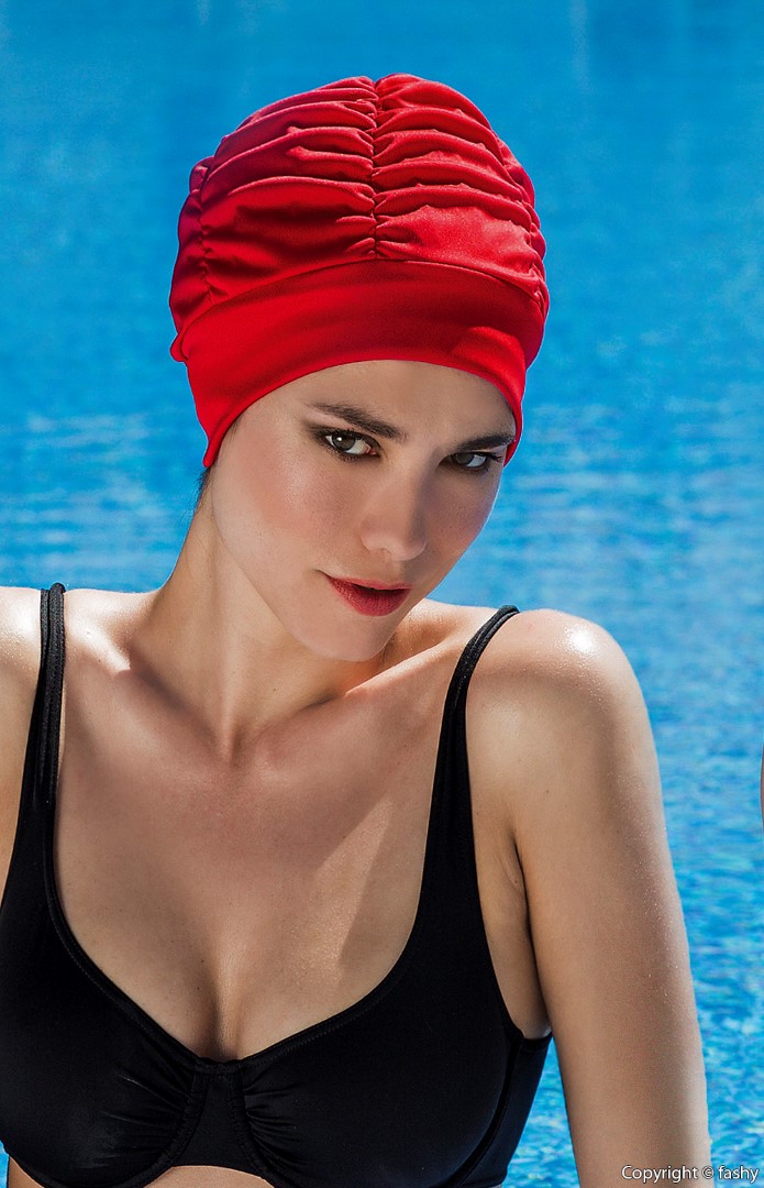 Plaukimo kepuraitė Fabric Swim PE 3403 40 red