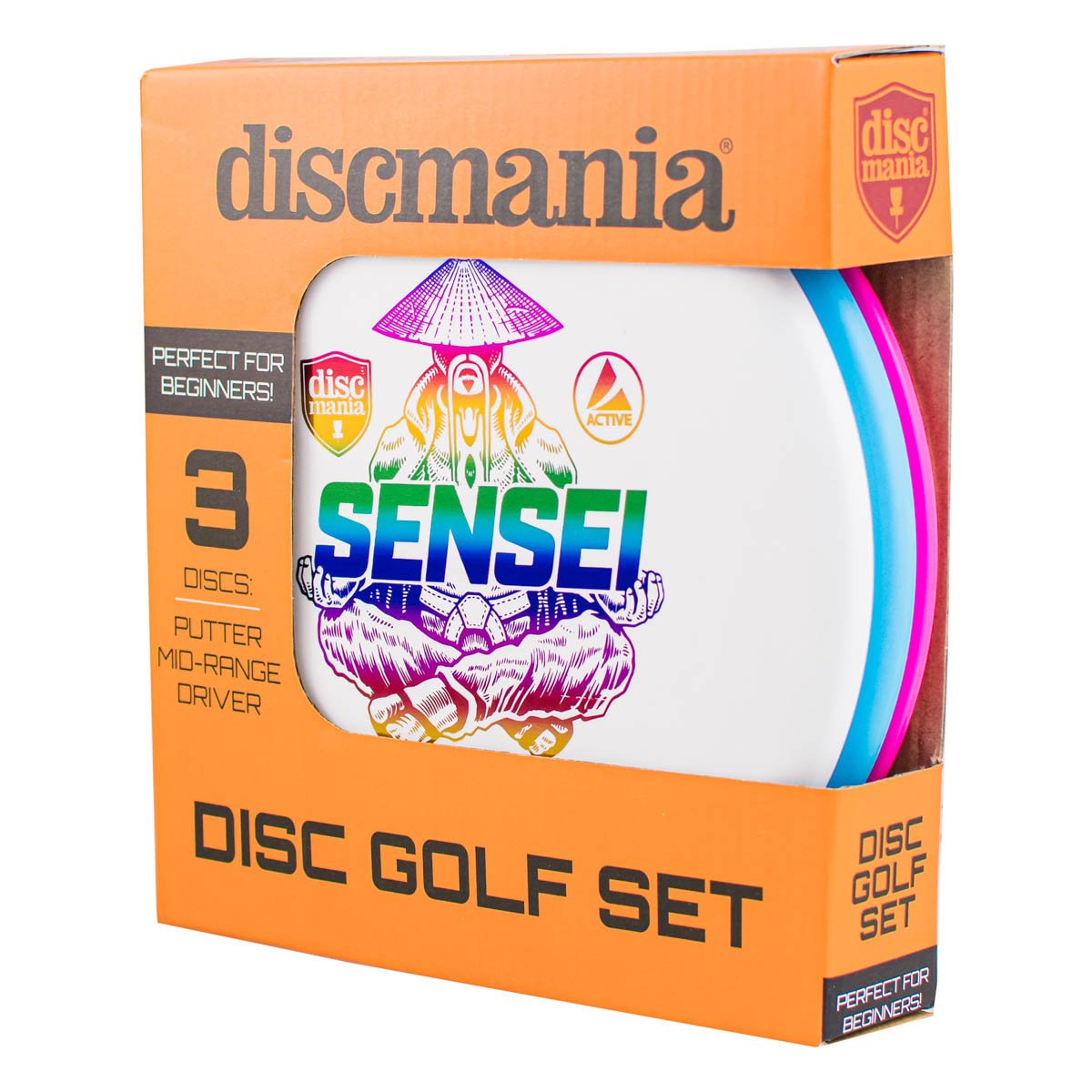 Diskgolfo Diskų Rinkinys DISCMANIA Active 3 Disc Set