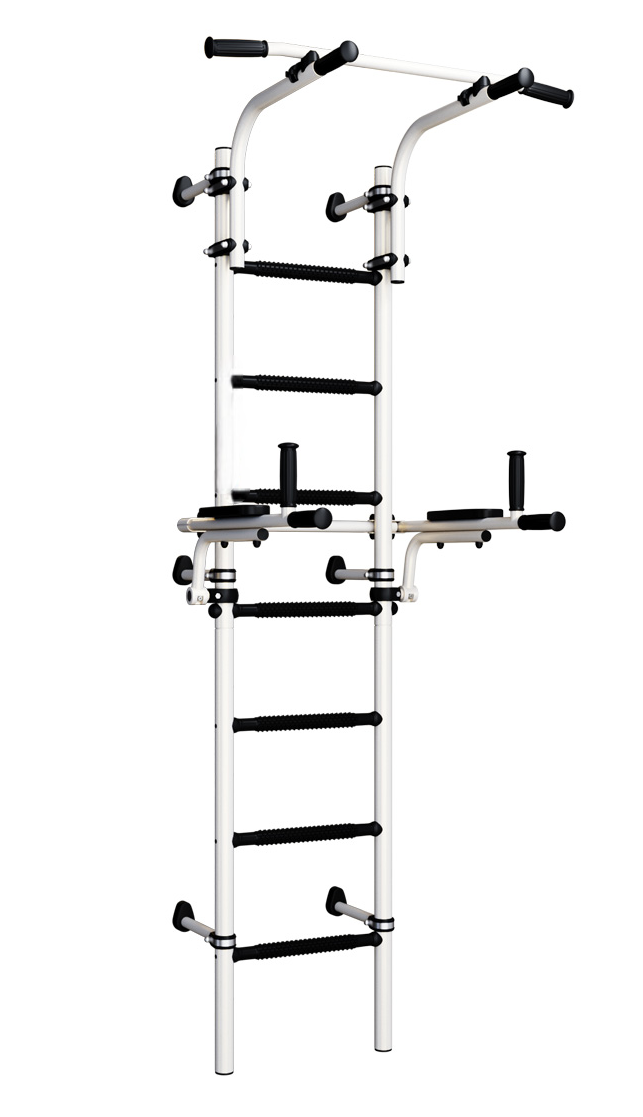 Sporto kompleksas (gimnastikos sienelė) SANRO S10 balta-juoda, 222x41cm