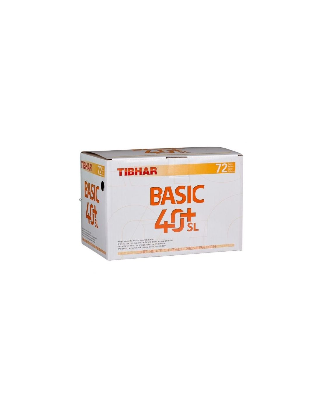 Stalo teniso kamuoliukai Tibhar BASIC 40+ SL (72 vnt)