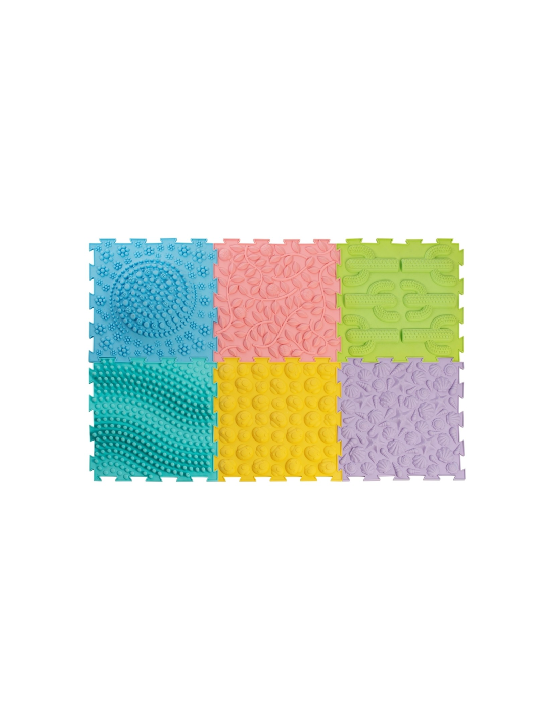 Sensorinis kelias STIMOVE "Set 5 Sensory Masage Puzzle Mats"