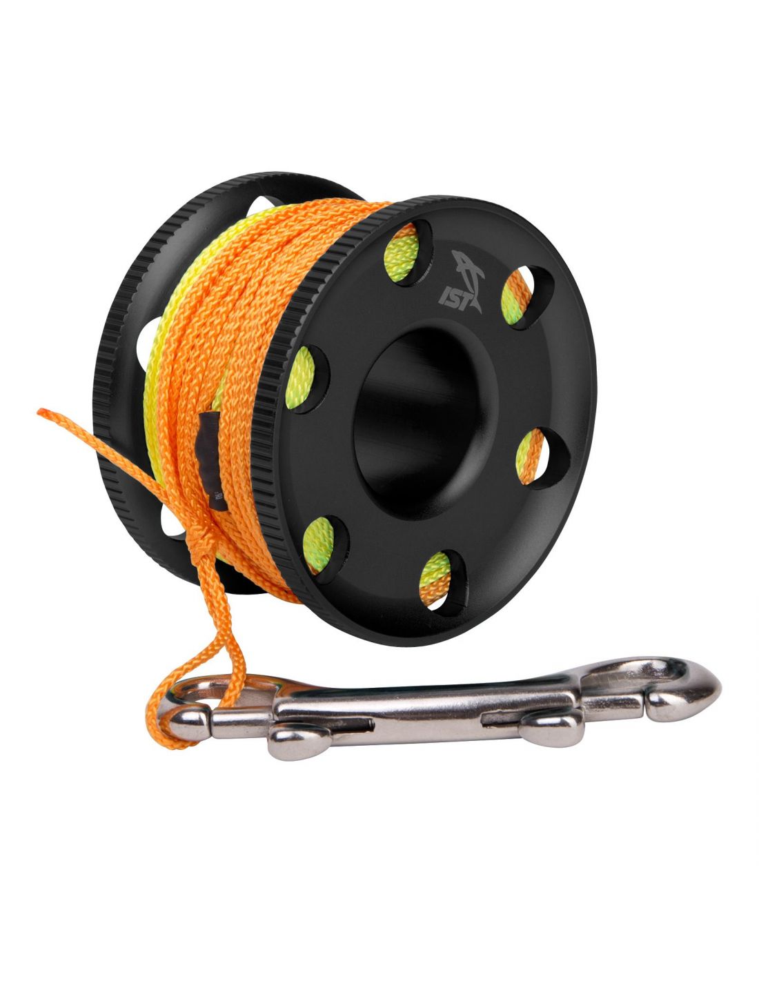 Aliuminė rankinė ritė IST "ALUMINUM REEL" 15m