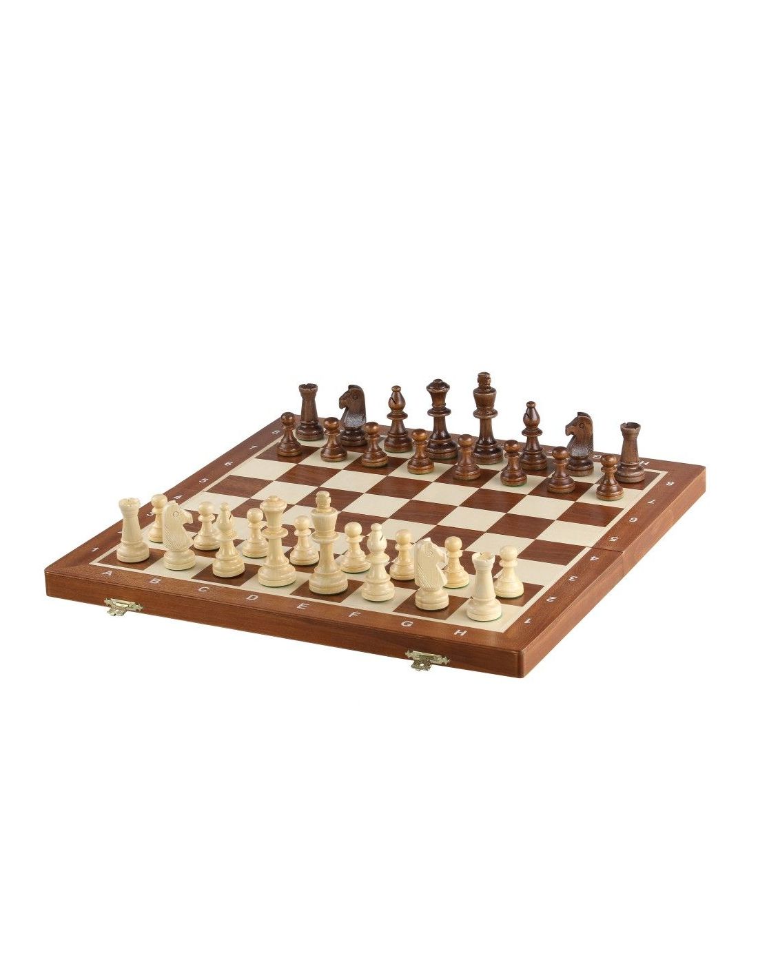 Mediniai šachmatai "Tournament No.5" (CHW42 ART SET)