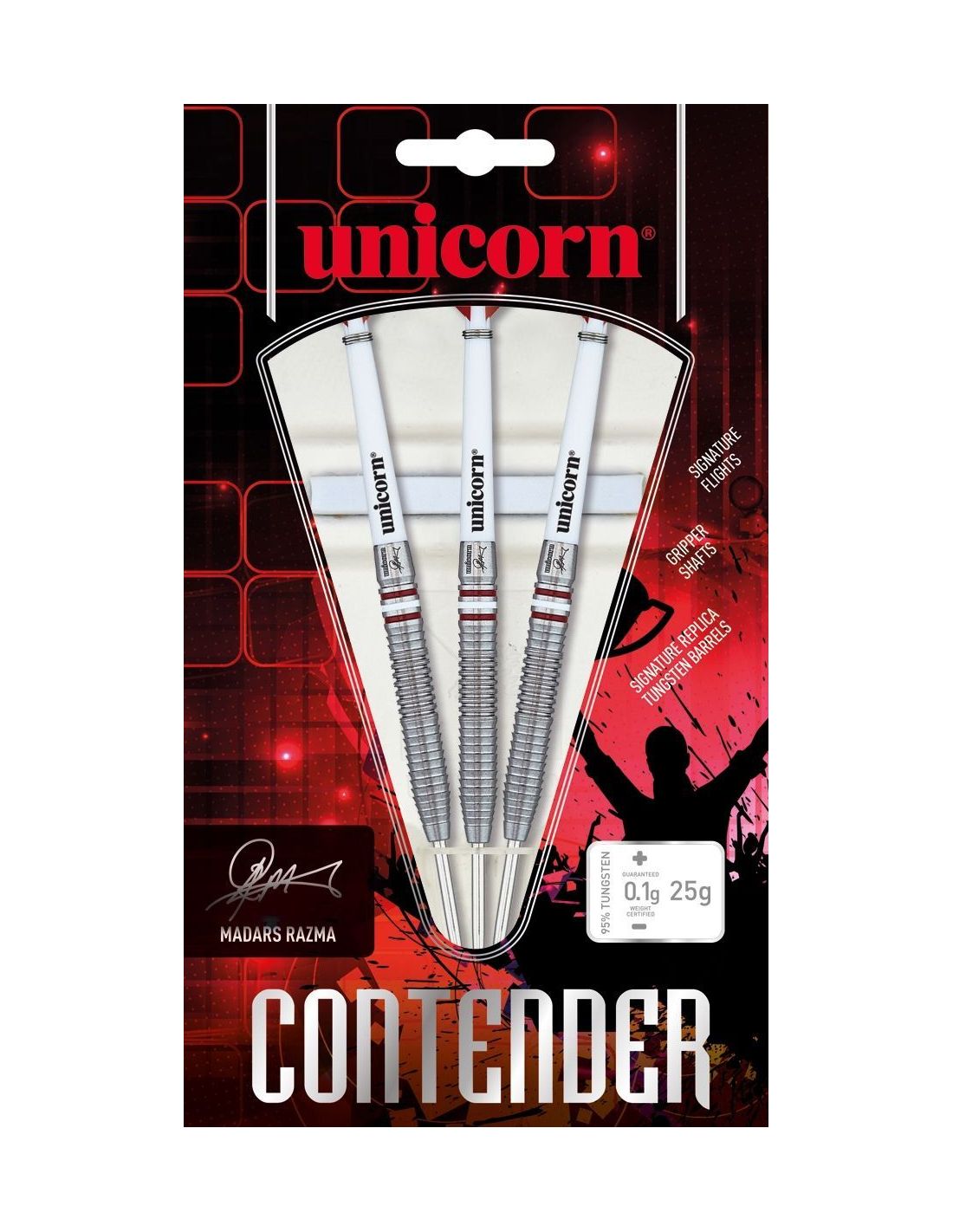 Strėlytės UNICORN "CONTENDER 95% TUNGSTEN - MADARS RAZMA"
