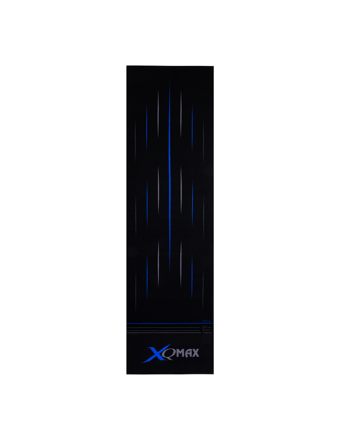 XQMax smiginio kilimėlis STRIPES BLACK BLUE (285x80cm)